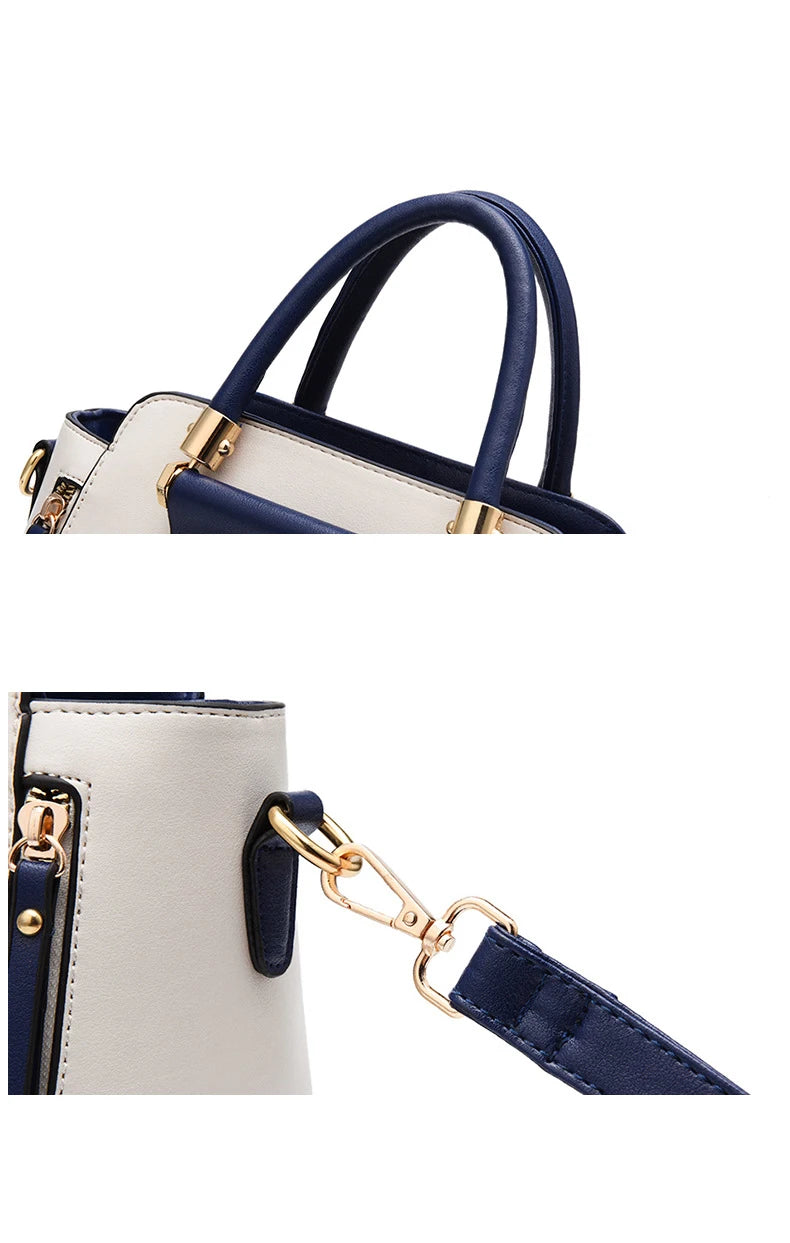 LINO Women's bags 2023 new fashion women's bags hit color hand-held bag Europeand the United States all-match shoulder messenger bag