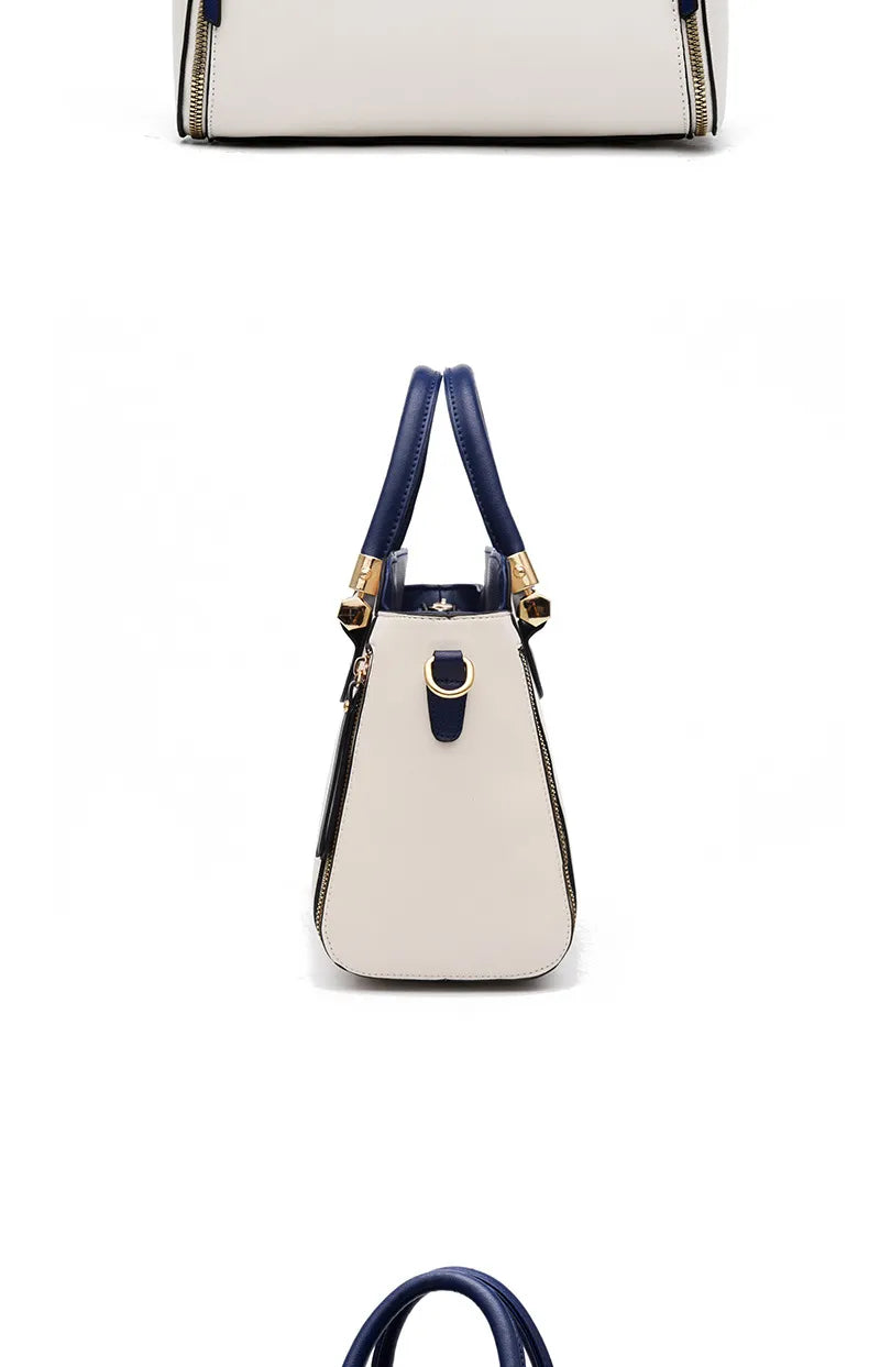 LINO Women's bags 2023 new fashion women's bags hit color hand-held bag Europeand the United States all-match shoulder messenger bag