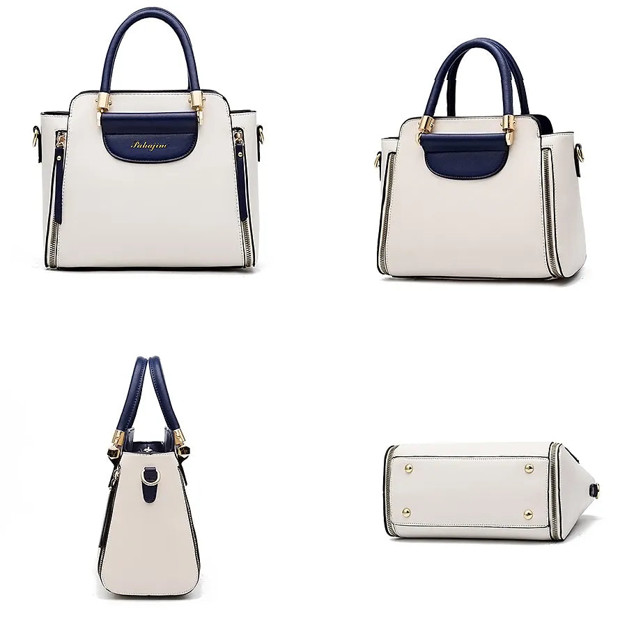 LINO Women's bags 2023 new fashion women's bags hit color hand-held bag Europeand the United States all-match shoulder messenger bag