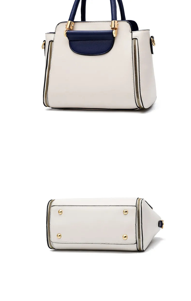 LINO Women's bags 2023 new fashion women's bags hit color hand-held bag Europeand the United States all-match shoulder messenger bag