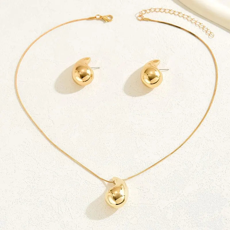 LINO Fashion Teardrop Jewelry Set