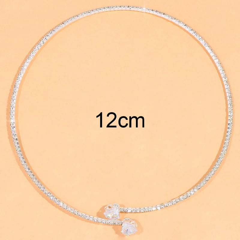 LINO Fashion Heart Collar Necklace