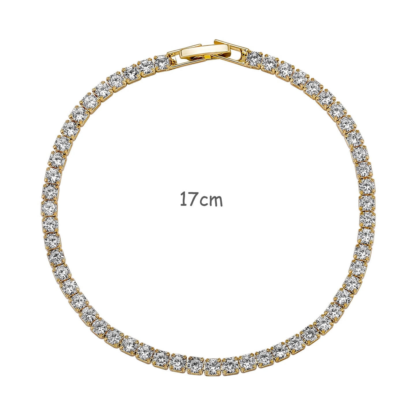 LINO Rhinestones 18K Gold Plated Bracelets