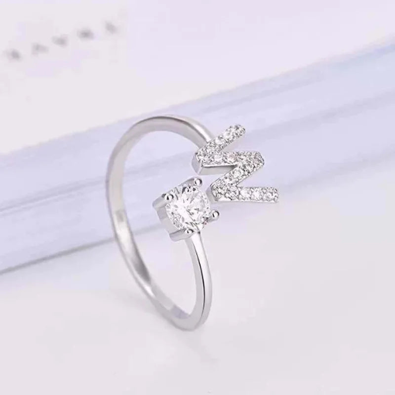 LINO 26 English Letter Open Finger Ring