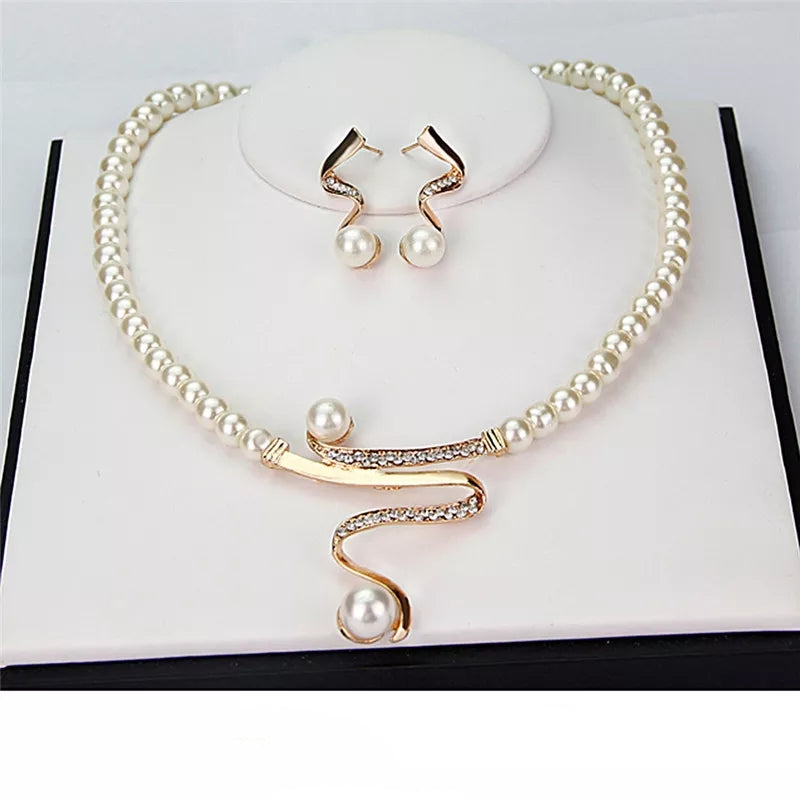 LINO 3pcs Women Bridal Elegant Jewelry Set