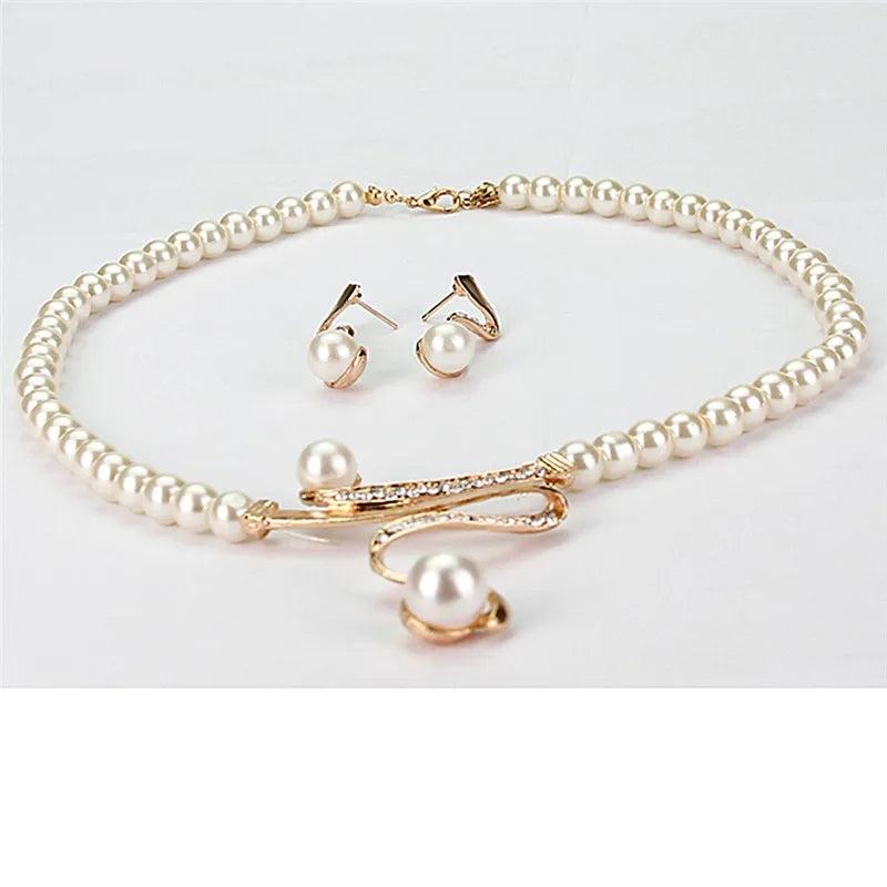 LINO 3pcs Women Bridal Elegant Jewelry Set