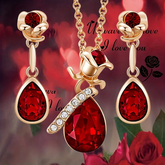 LINO Luxury Fashion Ruby Rose Flower