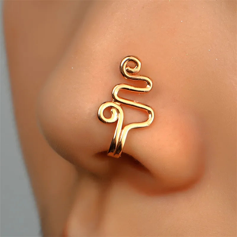 LINO Copper Piercing Nose Ring