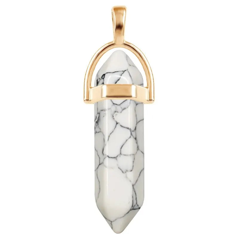 LINO Hexagon Pillar Quartz Pendant