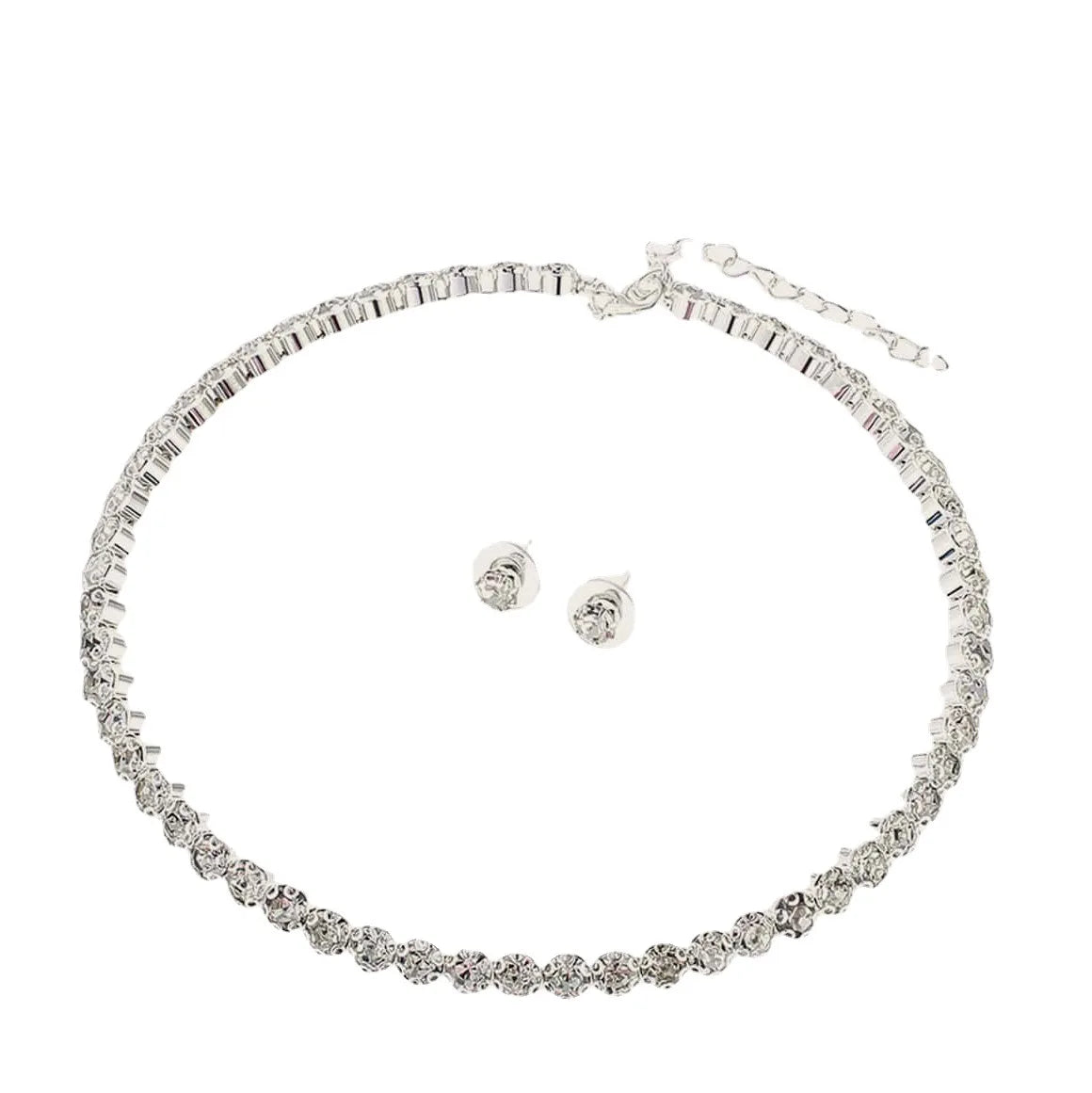 LINO Luxury Round Crystal Jewelry Set