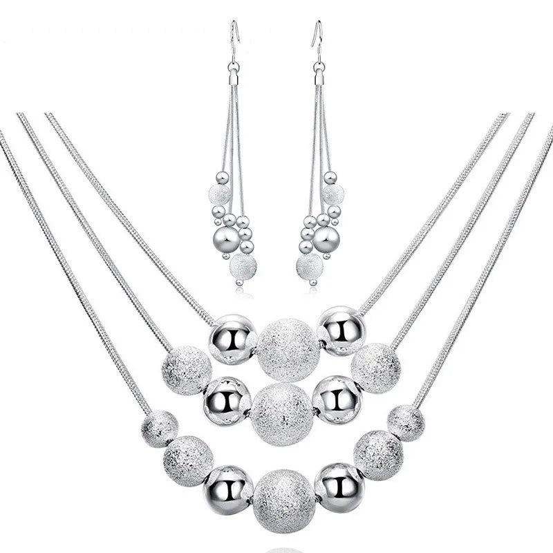 LINO Sterling Silver Fashion Jewelry Set