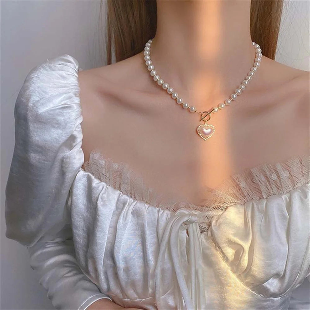 LINO Fashion Imitation Pearls Necklace