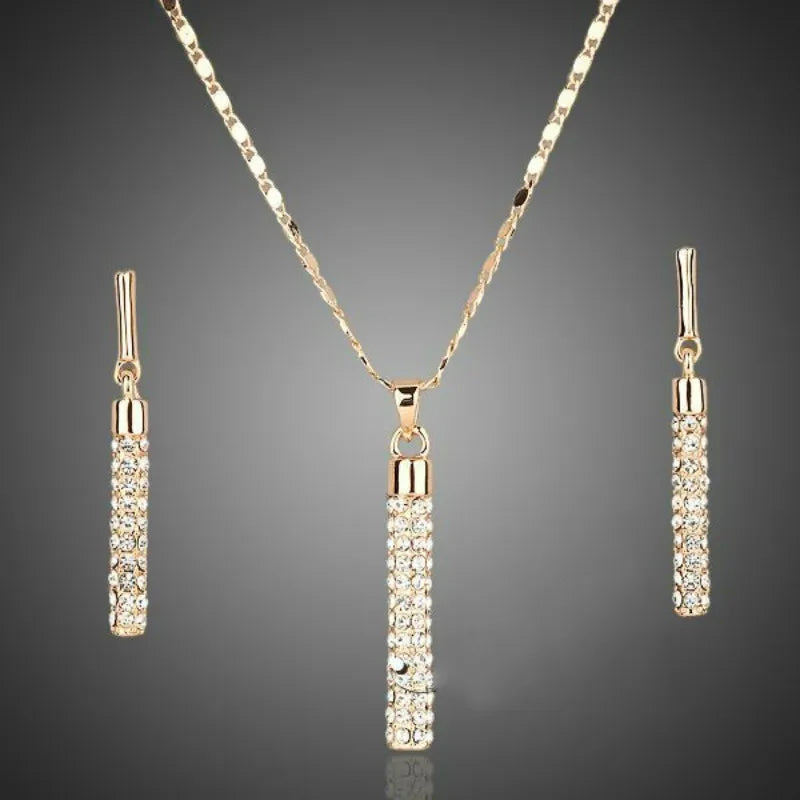 LINO Luxury Crystal Zircon Jewelry Set