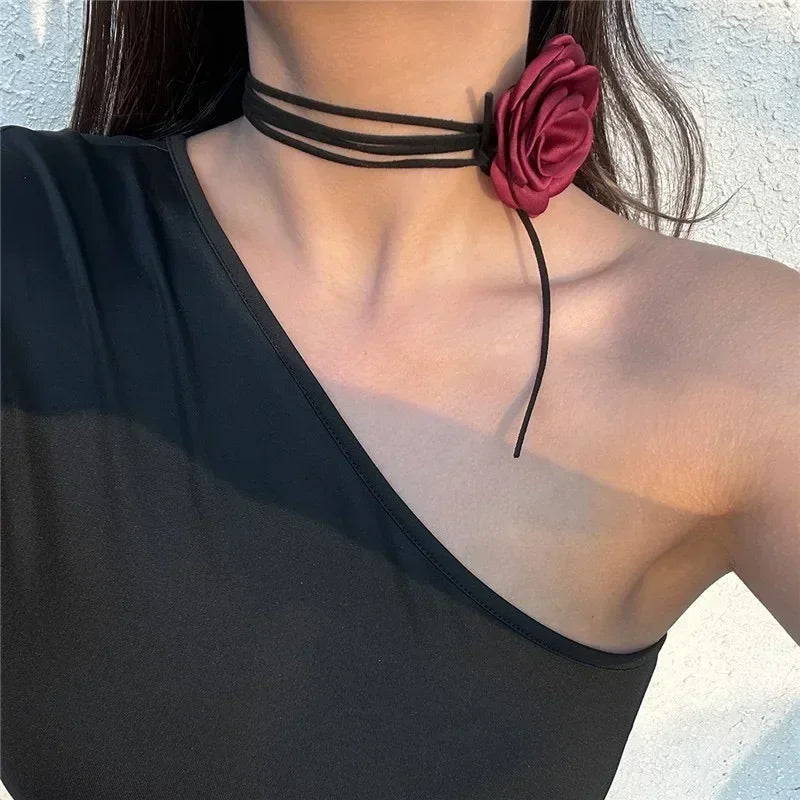 LINO Rose Flower Sexy Adjustable Pendant