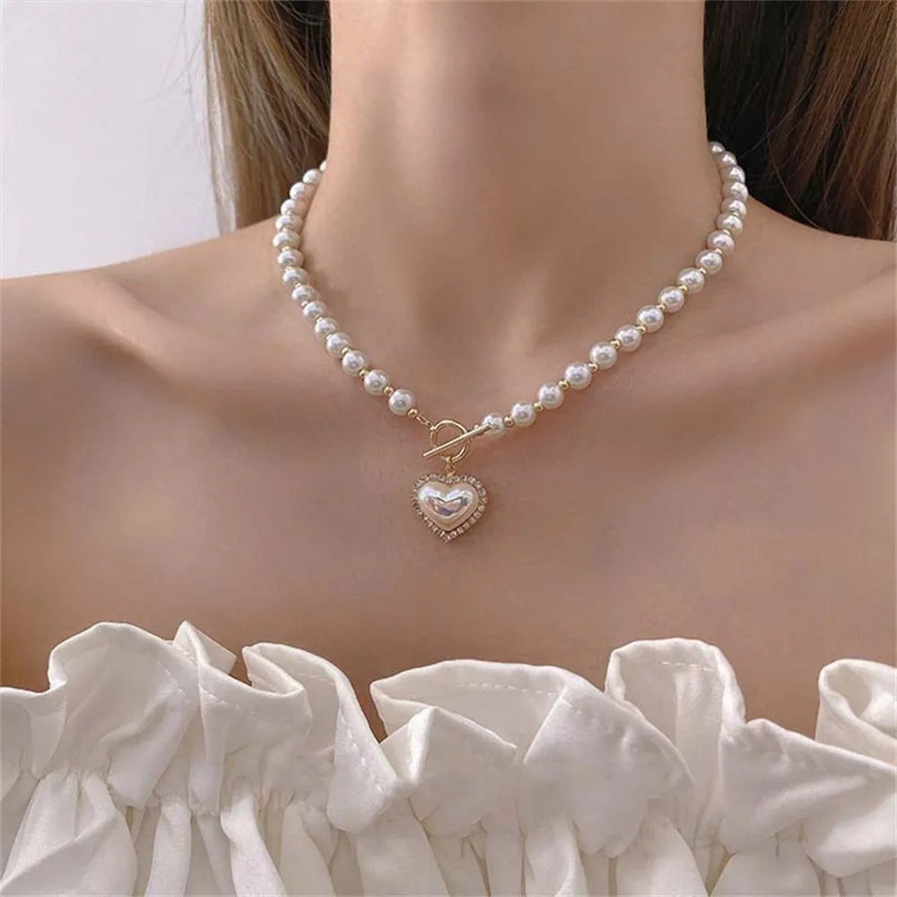 LINO Fashion Imitation Pearls Necklace