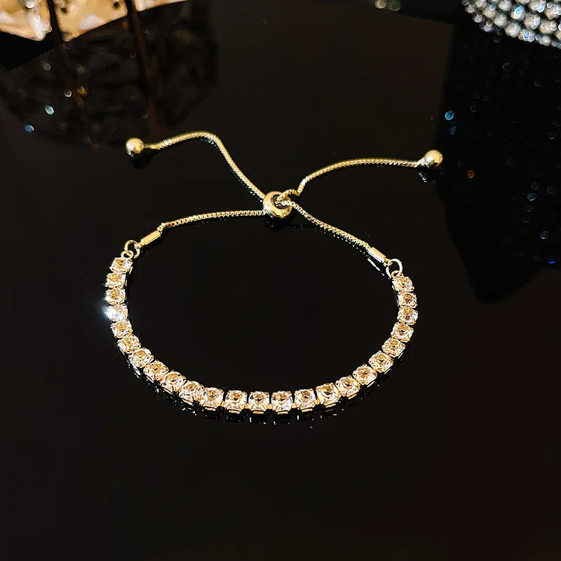 LINO Rhinestones 18K Gold Plated Bracelets